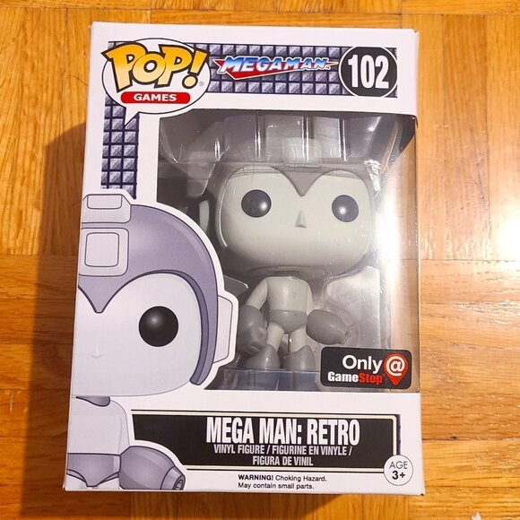 FUNKO Pop - #102 Mega Man Retro - Gamestop Exclusive Variant - Megaman - Picture 1 of 2